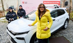 Verkehrsstadträtin Ulli Sima (SPÖ) vor einem neuen Scan-Car