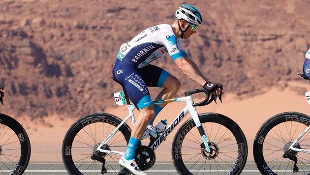 Rainer Kepplinger fährt bei der Alula Tour in Saudi-Arabien mit.
