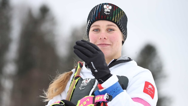 Carina Edlinger feierte am Wochenende beim Para-Biathlon-Weltcup in Polen zwei Siege.