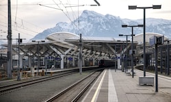 Der Salzburger Hauptbahnhof.