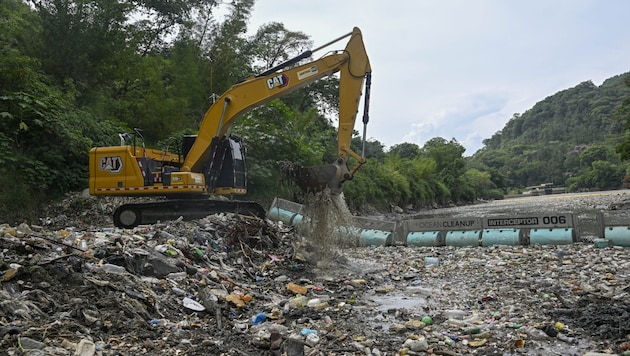 Der „Rio Las Vacas“ in Guatemala gilt als einer der dreckigsten Flüsse der Welt.