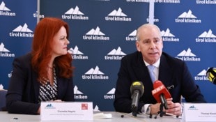 Der neue medizinische Geschäftsführer Thomas Klestil stellte gemeinsam mit ...