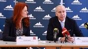 Der neue medizinische Geschäftsführer Thomas Klestil stellte gemeinsam mit ...