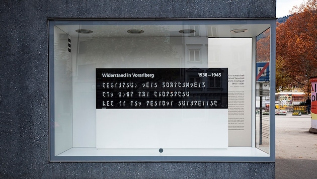 Das Mahnmal in Bregenz erinnert an Opfer der Nazi-Verfolgung.