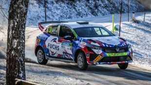 Manuel Wurm landete bei der Jännerrallye auf Rang 18. 