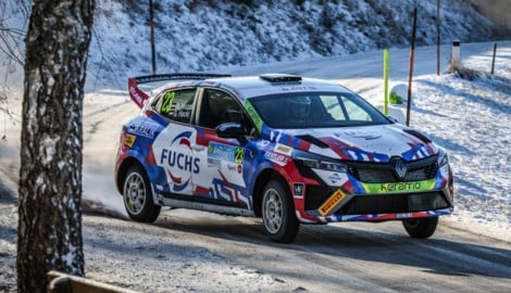 Manuel Wurm landete bei der Jännerrallye auf Rang 18. 