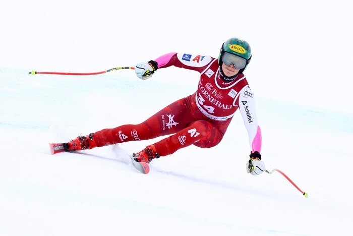 Für Emily Schöpf geht es bereits am Mittwoch mit dem ersten Training für die Weltcupabfahrt in ...