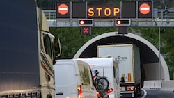 Die gesamte Tunnelkette Werfen musste gesperrt werden. 