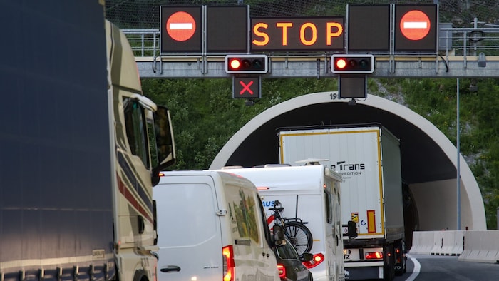 Die Tunnelbaustellen belasteten die Gemeinde schwer.