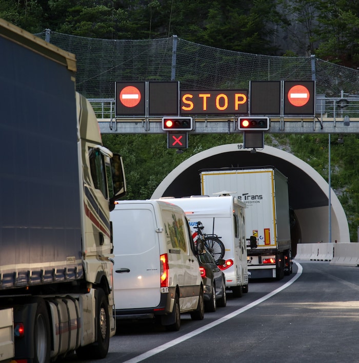 Die Tunnelbaustellen belasteten die Gemeinde schwer.