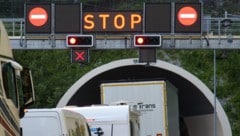 Die gesamte Tunnelkette Werfen musste gesperrt werden. 