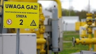 Eine Gasverteilstation in Polen