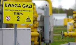 Eine Gasverteilstation in Polen