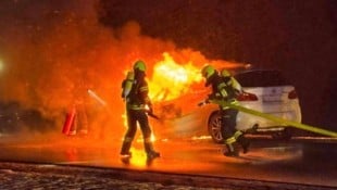 Der Löscheinsatz in der Ortschaft Bernhardschlag in Vorderweißenbach