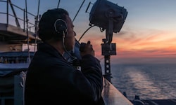 Dieses Foto der US-Marine zeigt Seemann Rafael Brito, der am 22. Jänner an Bord des ...