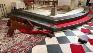 Vandalen haben in Feldkirchen zugeschlagen. 