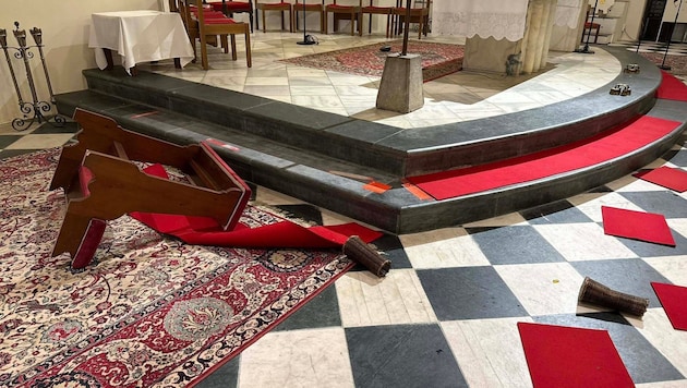 Vandalen haben in Feldkirchen zugeschlagen.