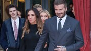 David und Victoria Beckham traten nach Brooklyns Schock-Posting in Paris als Einheit auf und ...