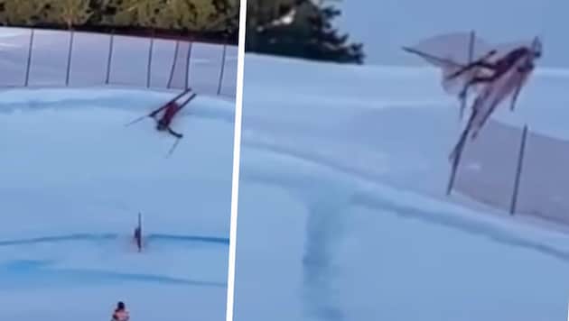 Gabriel Gönitzer stürzte schwer.