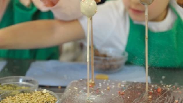 Vollste Konzentration – nur nicht zuviel kleckern!