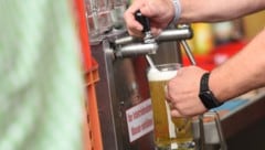 Bierglas wurde zur Waffe. 