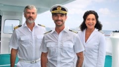 Staff-Kapitän Martin Grimm (Daniel Morgenroth), Kapitän Max Parger (Florian Silbereisen), ...