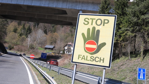 Im Vergleich zu den anderen Bundesländern gibt es in Kärnten am meisten Geisterfahrten – auch ...