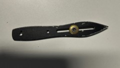 Das Wurfmesser wurde bei dem Mann sichergestellt.