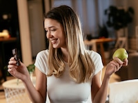 Darf ich auch einmal ein Stück Schokolade genießen?