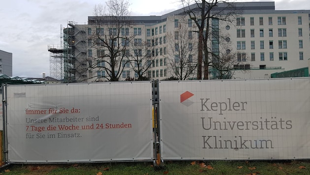 There are apparently still many construction sites at the University Hospital in Linz.