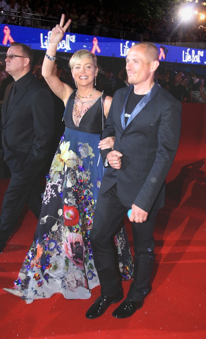 Gery Keszler begrüßte Sharon Stone bereits 2008 beim Wiener Life Ball.
