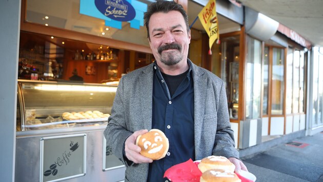 Die Konditorei Schranz gibt es seit 60 Jahren auf der Oberwarter Hauptstraße. Hannes Schranz ...