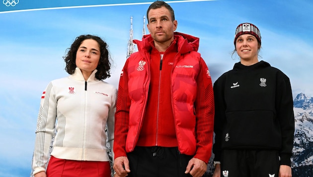 Julia Scheib, Benjamin Karl und Lisa Eder (von li. nach re.)