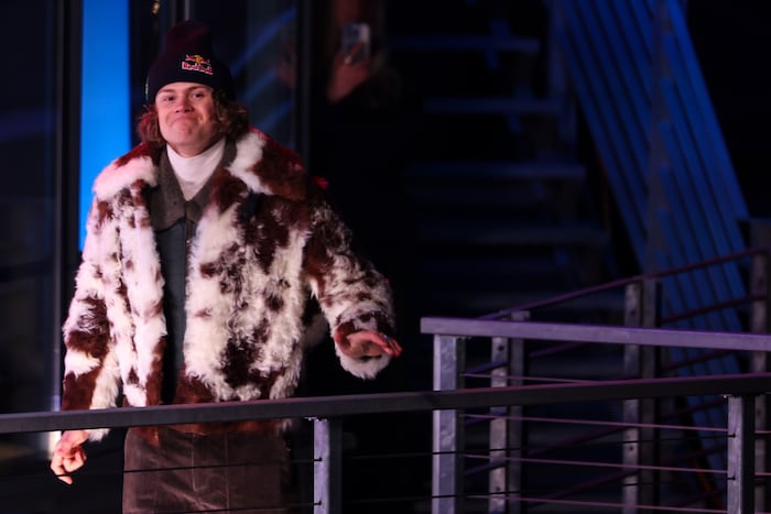 Nicht nur auf der Piste macht Lucas Pinheiro Braathen eine gute Figur.