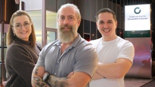 Marion Stöger, Andreas Binder und Hannes Nichterl (v.li.) stellen sich der Herausforderung.