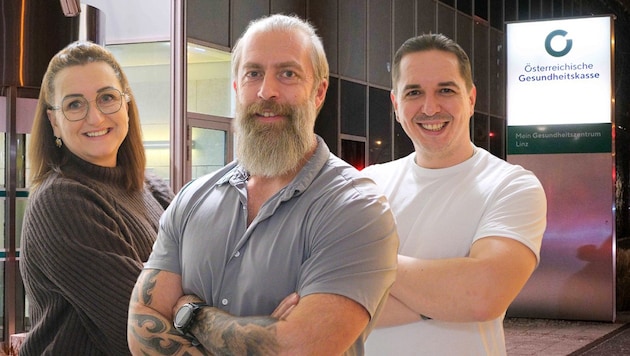 Marion Stöger, Andreas Binder und Hannes Nichterl (v.li.) stellen sich der Herausforderung.