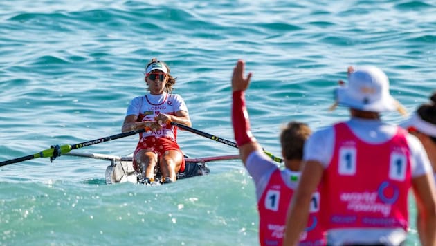 Magdalena Lobnig ist aktuell die beste Küstenruderin.