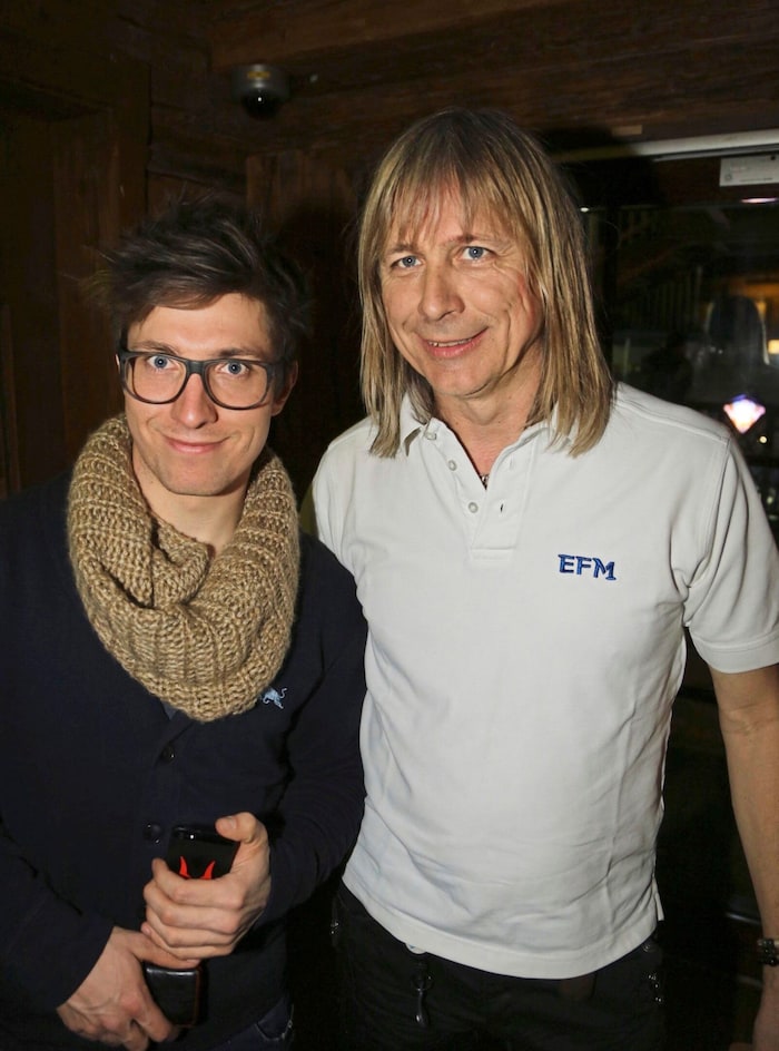 Hätten Sie ihn erkannt? Marcel Hirscher im Jahr 2012 mit Sepp Spielbichler in der Tenne.