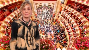 Hollywood-Glamour für den Opernball: Schauspielerin Sharon Stone wird antanzen.