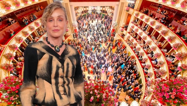 Hollywood-Glamour für den Opernball: Schauspielerin Sharon Stone wird antanzen.