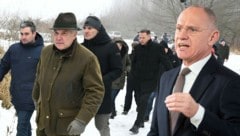 Der blaue Nationalratspräsident Walter Rosenkranz führte am 14. Jänner die Delegation beim ...