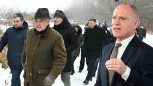 Der blaue Nationalratspräsident Walter Rosenkranz führte am 14. Jänner die Delegation beim ...