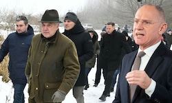 Der blaue Nationalratspräsident Walter Rosenkranz führte am 14. Jänner die Delegation beim ...