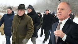 Der blaue Nationalratspräsident Walter Rosenkranz führte am 14. Jänner die Delegation beim ...