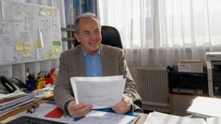 Bürgermeister Wolfgang Wagner (ÖVP) hat in seinem Ort einiges vor.
