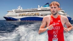 Triathlet Leon Pauger wird sich auf der Celestyal Discovery auf die Challenge Sir Bany Yas ...