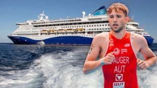 Triathlet Leon Pauger wird sich auf der Celestyal Discovery auf die Challenge Sir Bany Yas ...