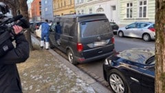 Die Spurensicherung am Tatort in Linz.
