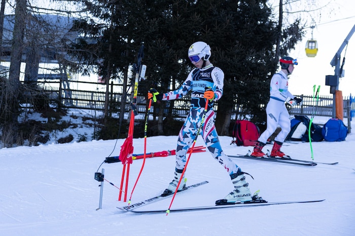 Jakob kurz vor dem Trainingsstart: voll fokussiert!