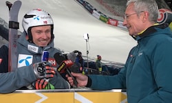 Henrik Kristoffersen kann sich auch in Schladming einen Seitenhieb nicht verkneifen. 